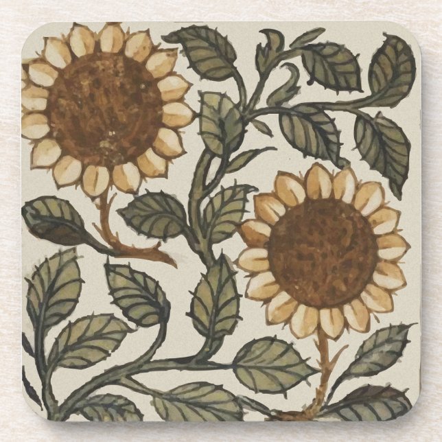 Two Sunflowers Coaster (Front)