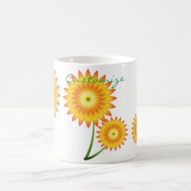 Two Sunflowers Thunder_Cove Coffee Mug (Center)
