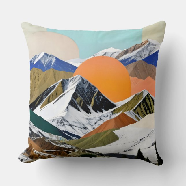 Two Suns Rising Cushion (Front)