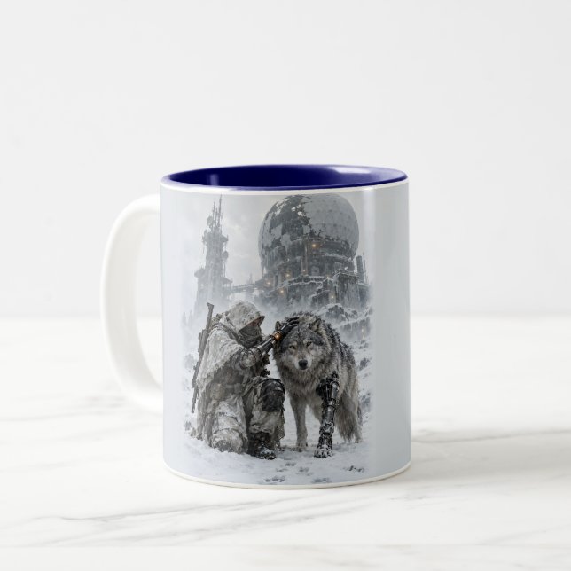 Two Survivors Two-Tone Coffee Mug (Front Left)