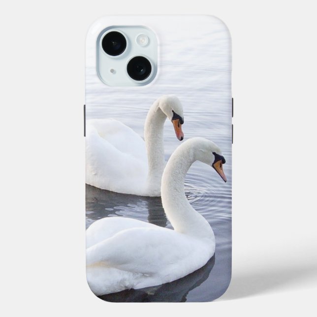 Two Swans Case-Mate iPhone Case (Back)