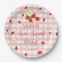 Two Sweet Berry Strawberry 2nd Birthday