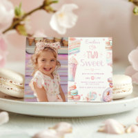 Two sweet candy pastel photo 2nd birthday
