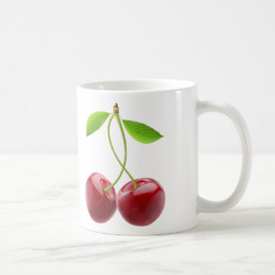 Two sweet cherries coffee mug