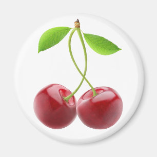 Two sweet cherries magnet