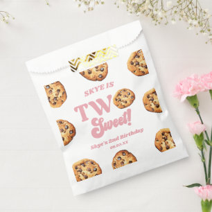 Two Sweet Cookies and Milk 2nd Birthday Party Favour Bags