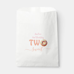 Two Sweet Doughnuts 2nd Birthday party Favour Bags