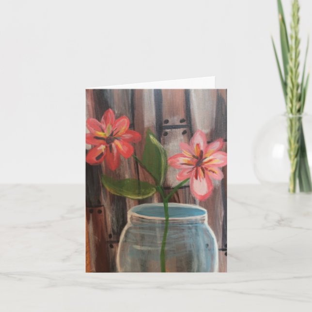 Two Sweet, Small, 4" x 5.6" Card (Front)