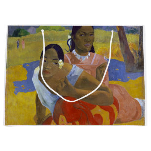 Two Tahitian Women, Gauguin Large Gift Bag