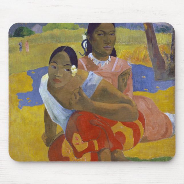 Two Tahitian Women, Gauguin Mouse Mat (Front)
