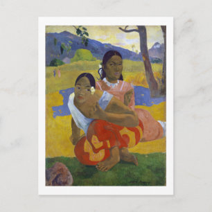 Two Tahitian Women, Gauguin Postcard