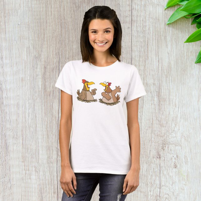 Two Talking Chickens T-Shirt (Creator Uploaded)