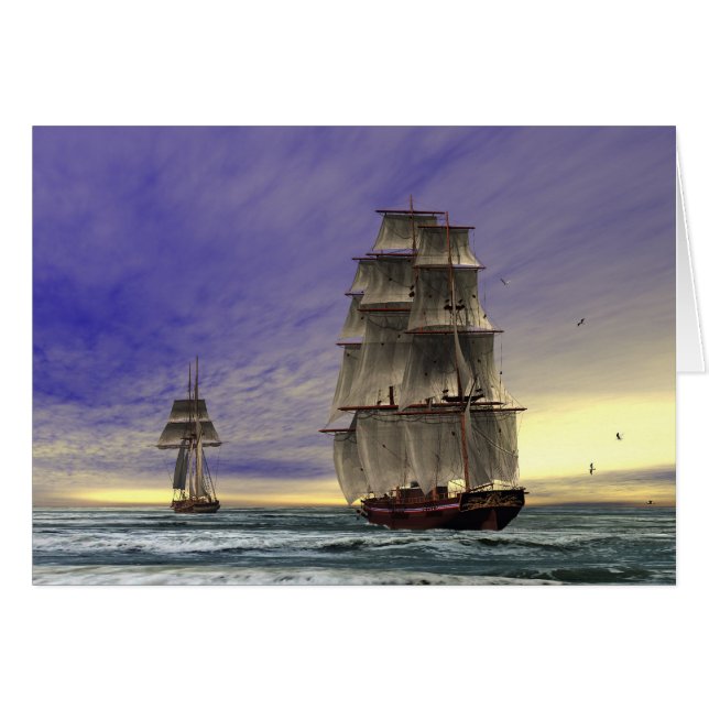 Two tallships (Front Horizontal)