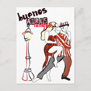 Two Tangueritos Tango Postcard
