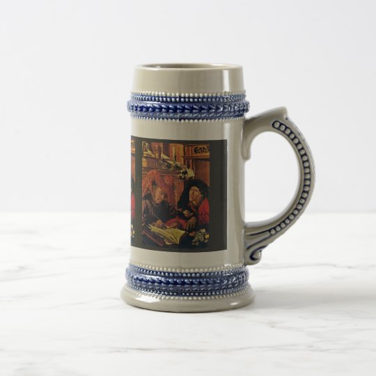 Two Tax Collectors By Reymerswaele Marinus Claesz. Beer Stein