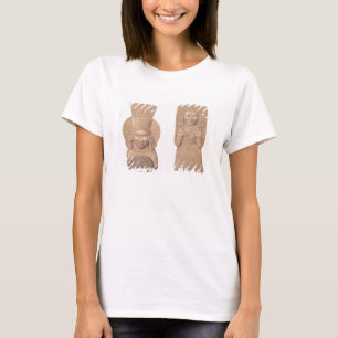Two terracotta figures of women from Palenque, pla T-Shirt