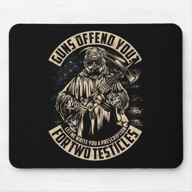 Two Testicles Mouse Mat (Front)