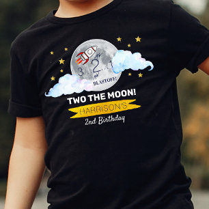Two The Moon 2nd Birthday Baby T-Shirt