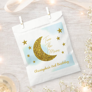 Two The Moon 2nd Birthday Favour Bags