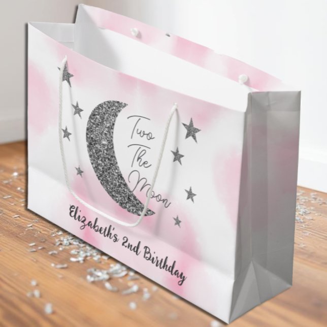 Two The Moon 2nd Birthday Large Gift Bag (Creator Uploaded)