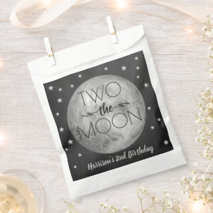 Two The Moon 2nd Birthday Party Favour Bags