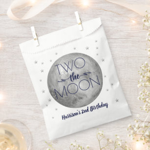 Two The Moon 2nd Birthday Party Favour Bags