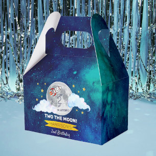 Two The Moon 2nd Birthday Party Favour Box
