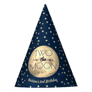 Two The Moon 2nd Birthday Party Hat