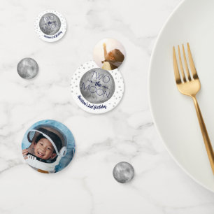 Two The Moon 2nd Birthday Party Photo Confetti