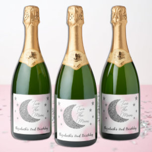 Two The Moon 2nd Birthday Sparkling Wine Label