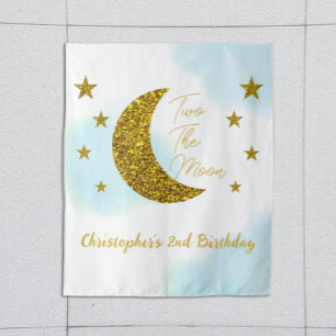 Two The Moon 2nd Birthday Tapestry