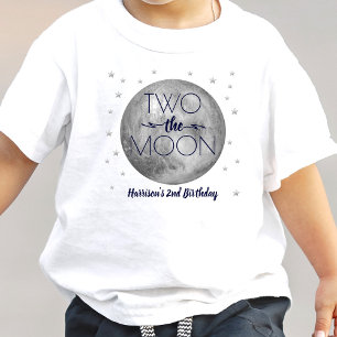 Two The Moon 2nd Birthday Toddler T-shirt