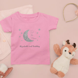 Two The Moon 2nd Birthday Toddler T-shirt