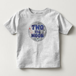 Two the Moon Birthday Toddler T-Shirt