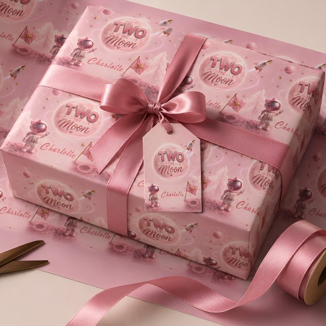 Two The Moon Birthday Wrapping Paper (Creator Uploaded)
