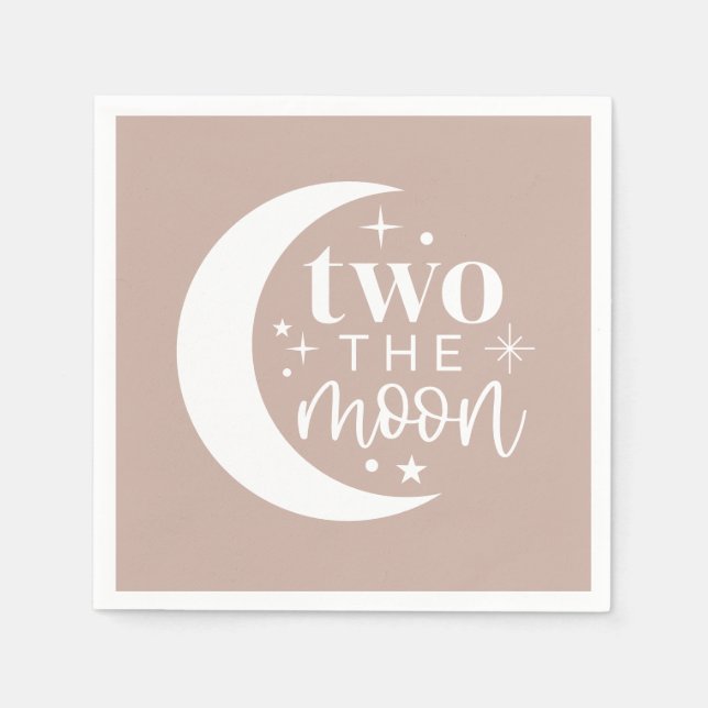 Two The Moon Blush Napkin (Front)