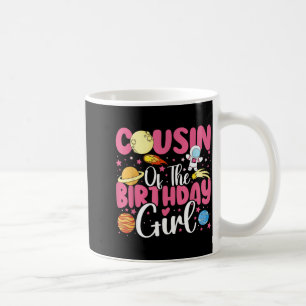 Two The Moon Cousin of The Birthday Girl Astronaut Coffee Mug