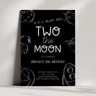 Two the Moon Invitation