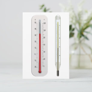 Two Thermometers Invitations