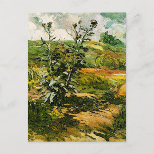 Two Thistles Van Gogh Fine Art Postcard