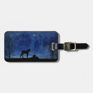 Two Thoroughbred Racehorse Foals Luggage Tag