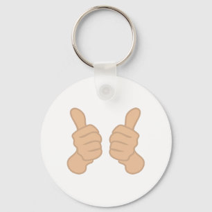 Two Thumbs Up Key Ring