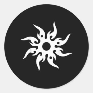 Two Time Halloween Classic Round Sticker
