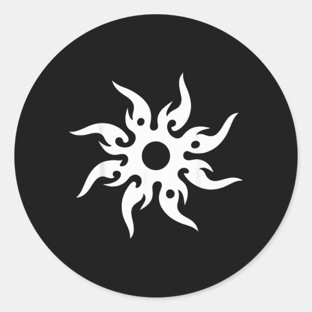 Two Time Halloween Classic Round Sticker (Front)