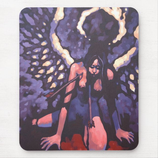 Two to the Chest - Goad Mouse Mat (Front)