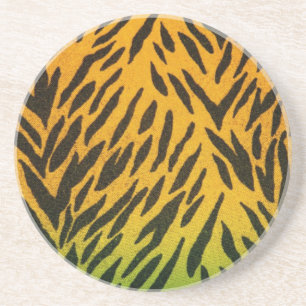 Two Tone Animal Print Coaster