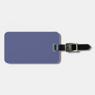 Two-Tone Brown & Country Blue Luggage Tag