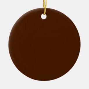 Two-Tone Brown & Cream Background on an Ornament