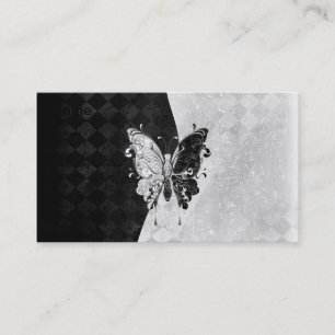 Two Tone Butterfly Business Card