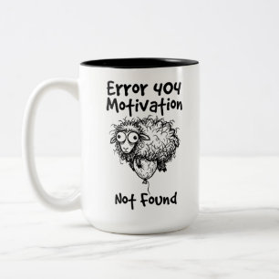 Two-Tone Cheeky Fluffy Sheep Mug for Coffee Lovers